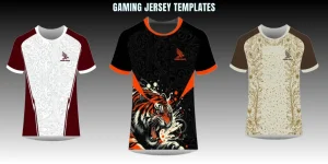 sports jersey design templates for esports gaming teams