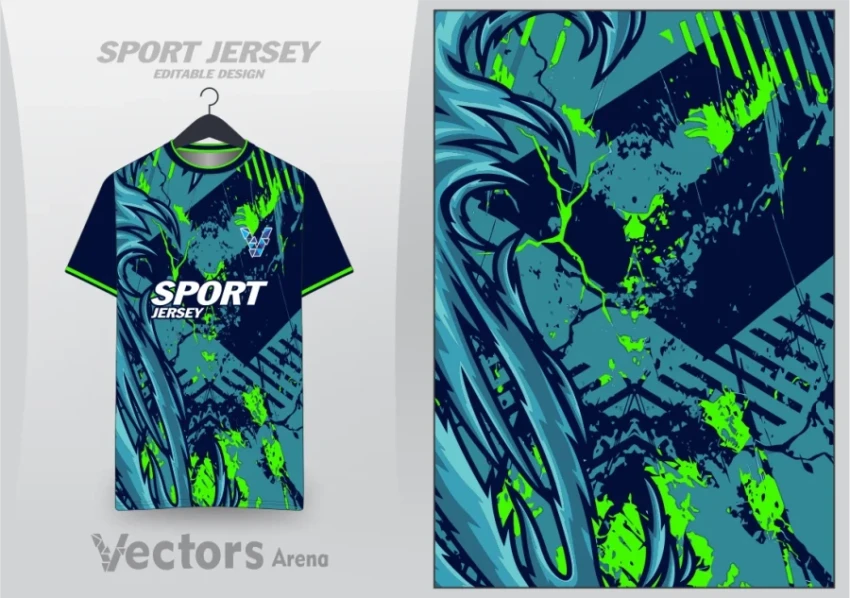 modern geometric esports jersey pattern design 2026
