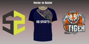 Vector graphics vs raster images design examples